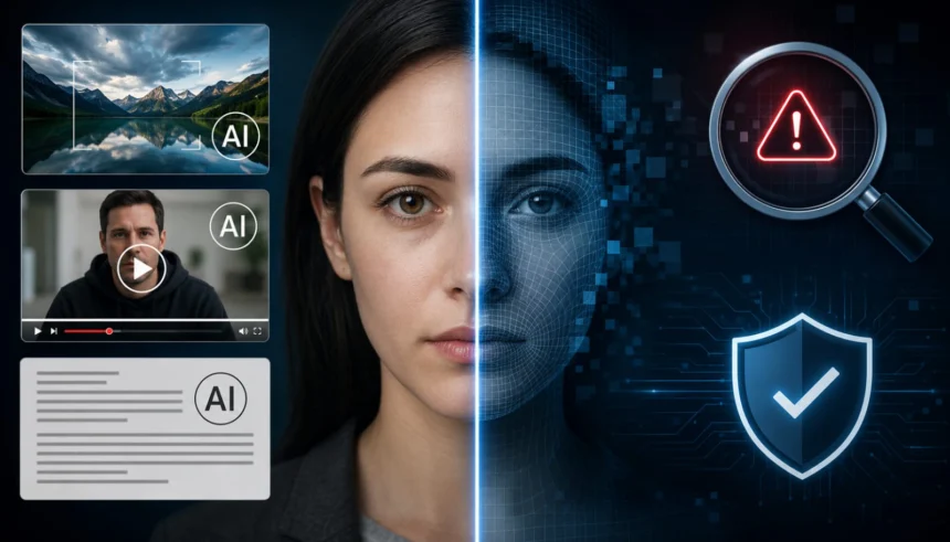 How to Spot AI Generated Content: Images, Video and Text