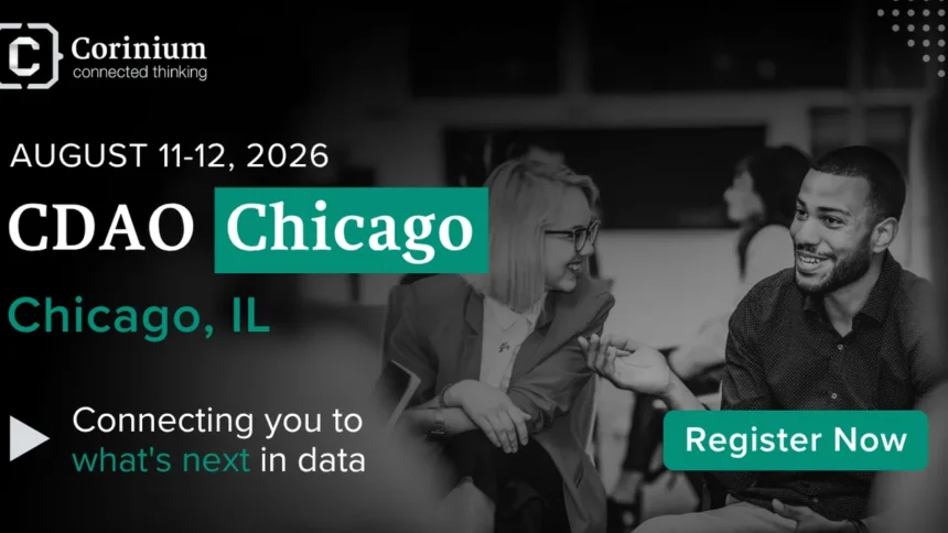 CDAO Chicago 2026 returns August 11 and 12 in Chicago for its ninth year of data and AI executive leadership