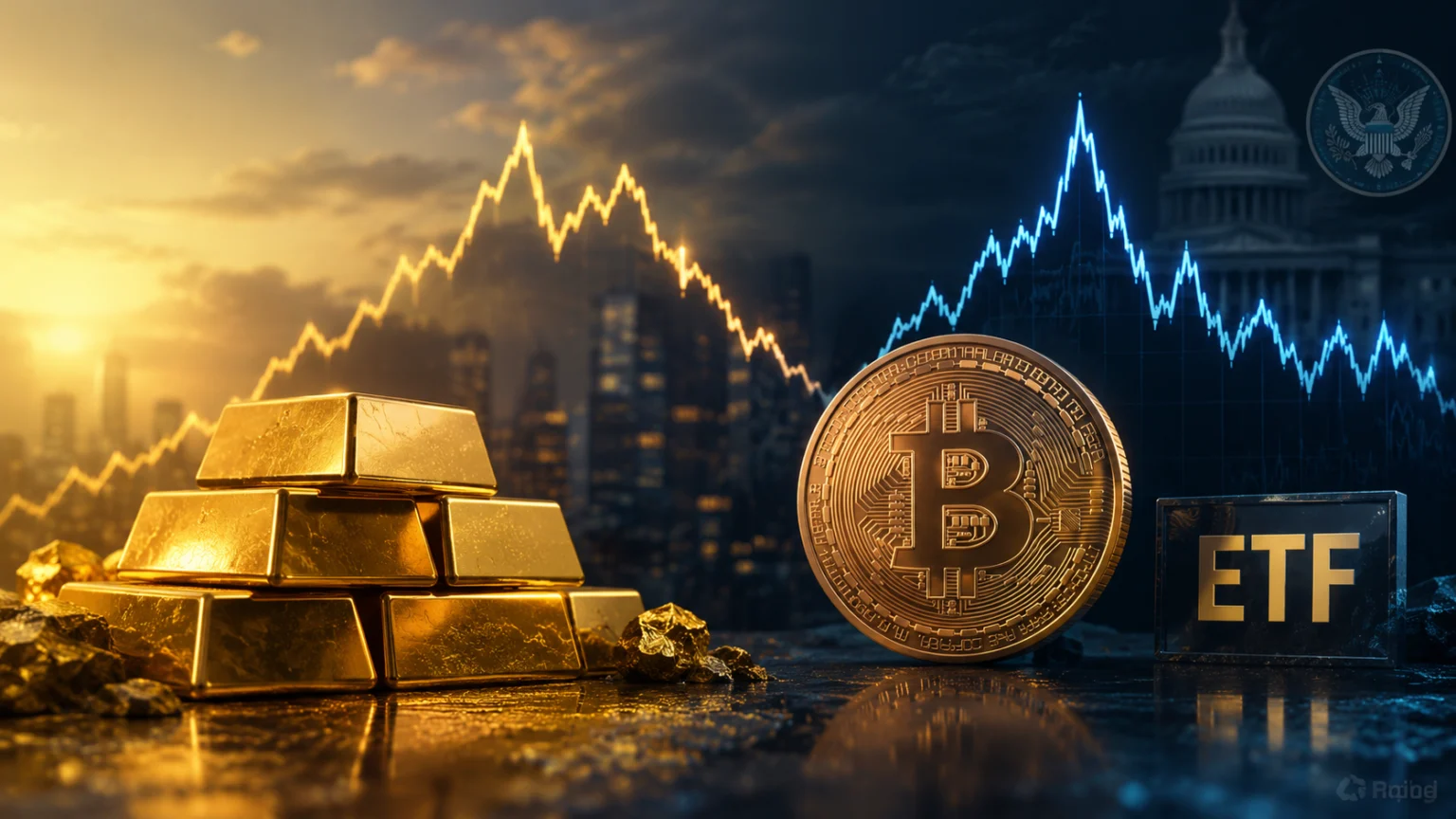 Bitcoin ETFs could mirror gold’s history of ‘spectacular gains’ and ‘painful drawdowns,’ analyst says