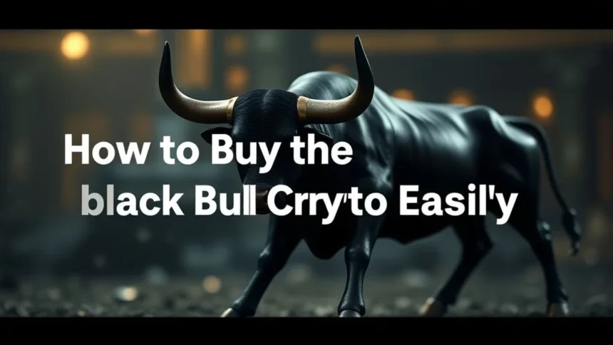 How to Buy The Black Bull Crypto Easily