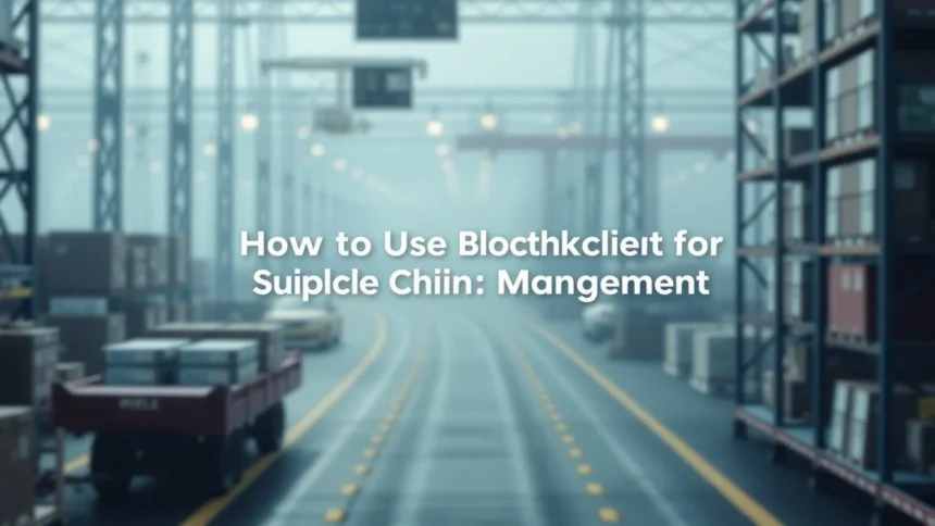 How to Use Blockchain for Supply Chain Management