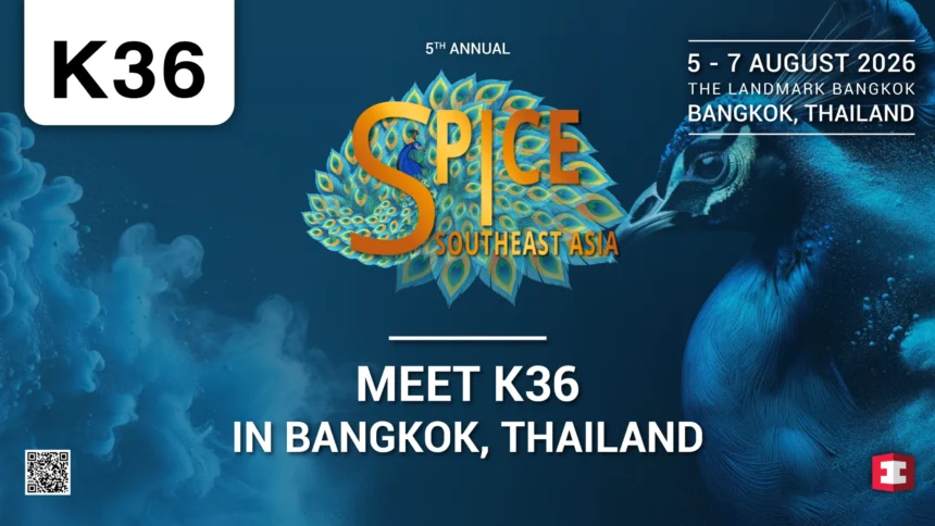 K36 joins SPiCE Southeast Asia 2026 as sponsor and exhibitor ahead of the Bangkok event in August