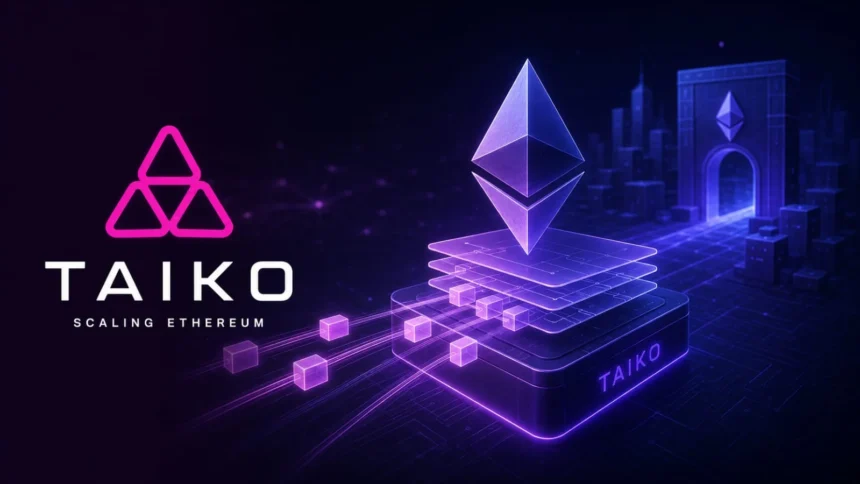 Taiko crypto Layer 2 Ethereum scaling illustration