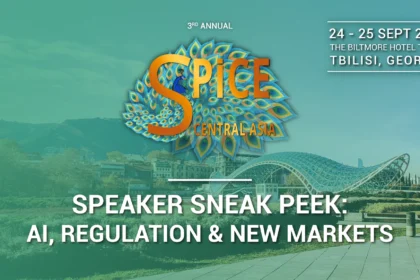 SPiCE Central Asia 2026 conference banner for the Tbilisi Georgia iGaming summit on 24 and 25 September