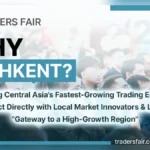 Traders Fair Uzbekistan 2026 Why Tashkent banner for the November 14 event at JW Marriott Hotel Tashkent