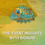 SPiCE International 2026 banner with Bidroid pre event insights for the Shangri-La Mactan Cebu iGaming event on 12 and 13 November